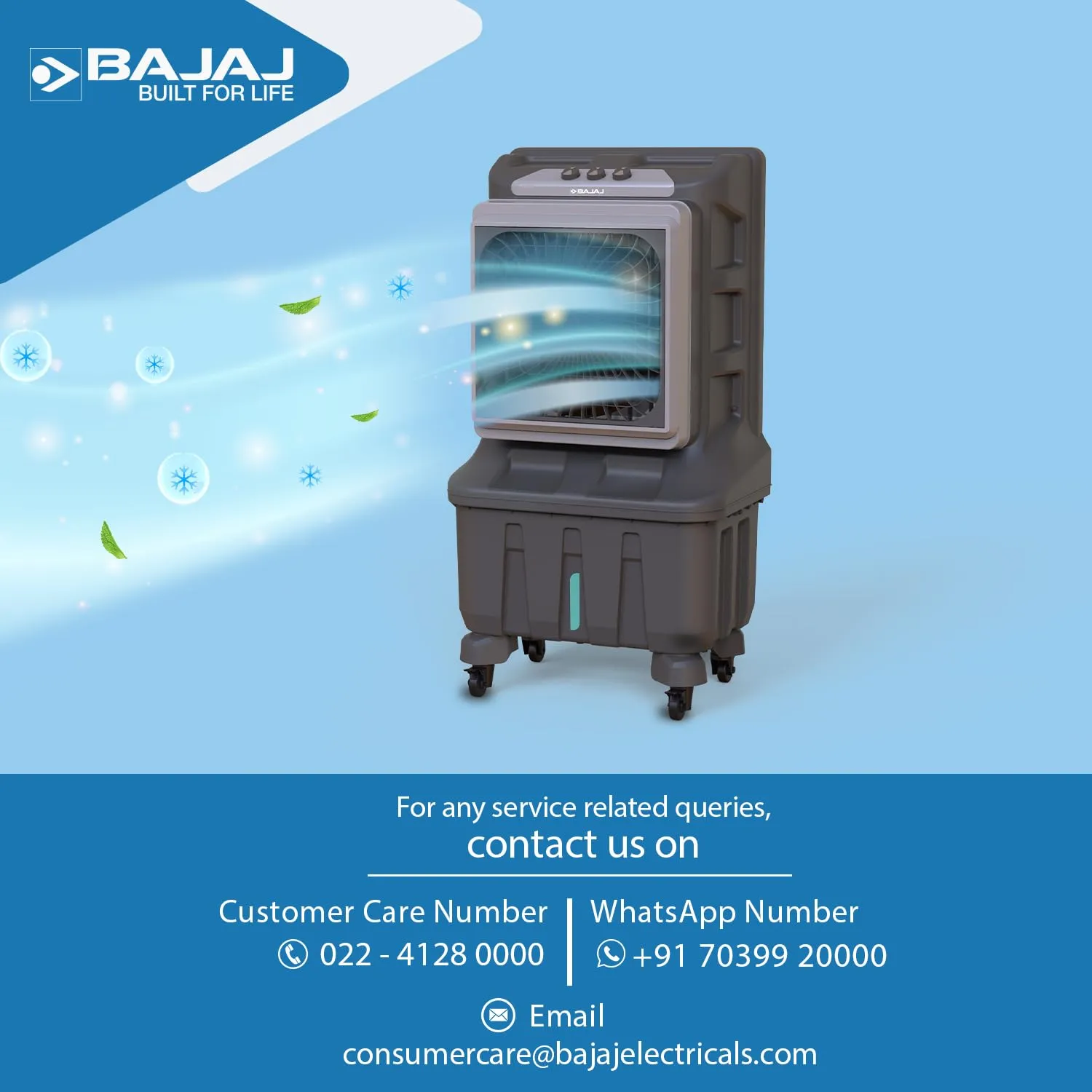 Bajaj X Force 100 Litre Desert Air Cooler For Home | Honeycomb Cooling Pads | 100Ft Air Throw | 3-Speed Control | 3 Yrs Warranty (1 Yr Standard   2 Yrs Extended Warranty)【Grey】