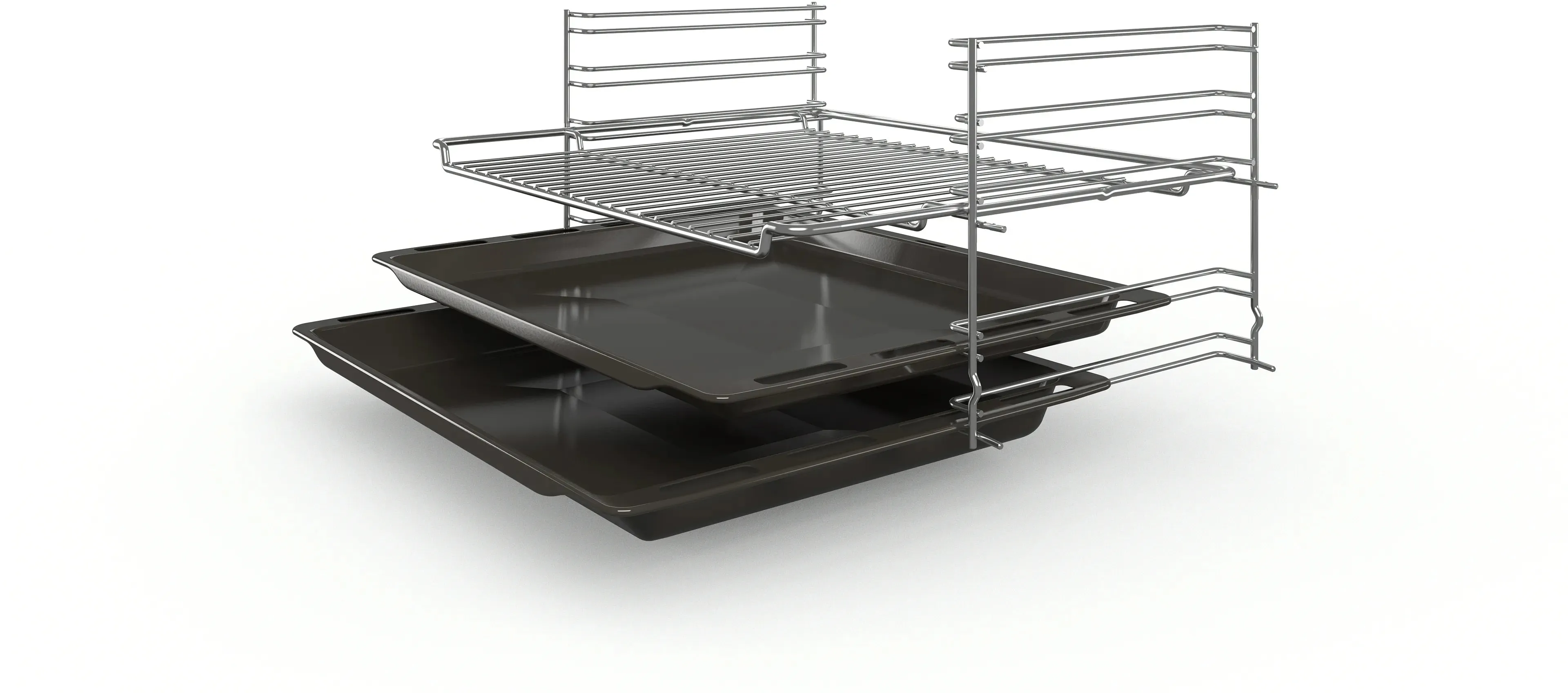 Bosch HBF031BA0I Serie 2 66L Built-In Oven (Black, EcoClean, Fast Preheat, 5 Cooking Modes)