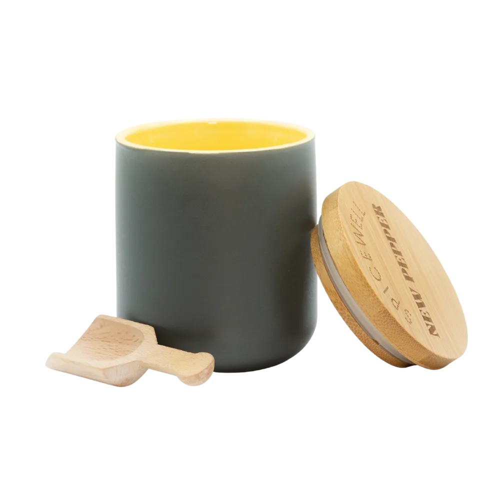 Ceramic Salt & Pepper Cellars   Scoops by Spicewell