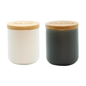 Ceramic Salt & Pepper Cellars   Scoops by Spicewell