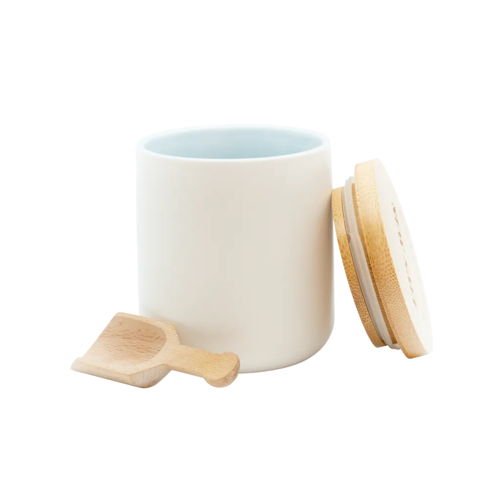 Ceramic Salt & Pepper Cellars   Scoops by Spicewell