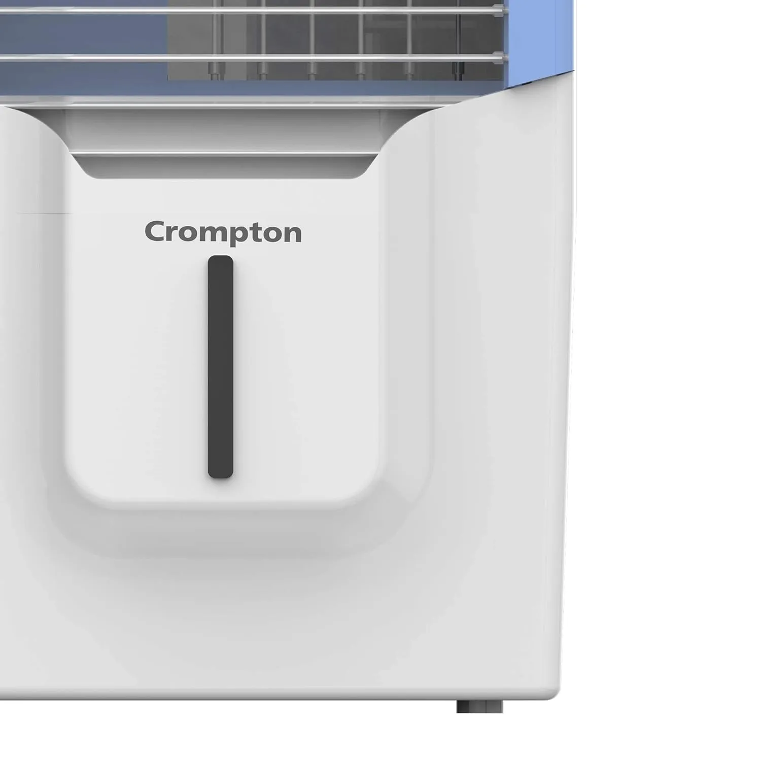 Crompton Ginie Neo Table-Top Personal Air Cooler- 10 Litre with 4-Way Air Deflection and High Density Honeycomb pads; White & Blue