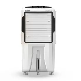Crompton Optimus 125-Litre Desert Air Cooler | 5500 CFM Airflow | Auto-Fill & Auto-Drain | Everlast Pump | Humidity Control | Inverter Compatible