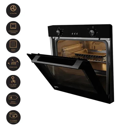 Crompton Voila 78L Convection Oven – Midnight Black
