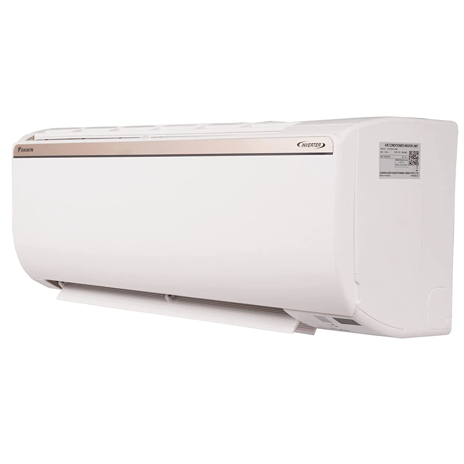 Daikin FTHT35UV16  1 Ton 3 Star Hot & Cold Heat Pump Inverter Split Air Conditioners (Copper)