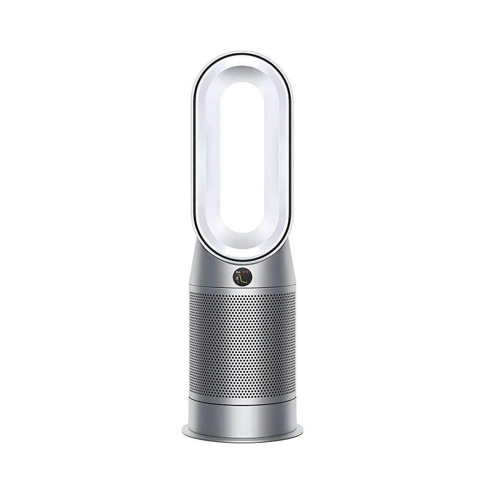 Dyson HP07  Purifier Hot Cool Air Purifier with heater, HEPA Activated Carbon Filter, Wi-Fi Enabled, (White/ Silver)