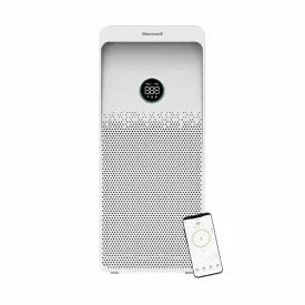 Honeywell Air touch U1 Indoor Air Purifier, Anti-Bacterial, H13 HEPA Filter, Activated Carbon Filter, removes 99.99% Pollutants Micro Allergens, 4 Stage Filtration, UV LED, WIFI, Covers Upto 1085sq.ft
