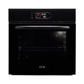 IFB 656 FTCB/E-RCT Built-in Oven 69 L Black Glass Finish with Chrome Trim