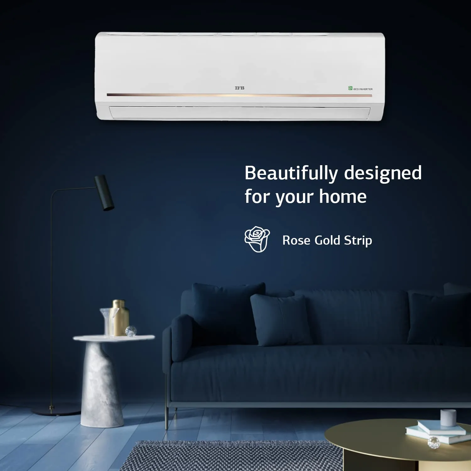 IFB CI1831G223G5 FastCool Convertible 8-in-1 Cooling,  1.5 Ton 3 Star Inverter Split AC, Smart Ready, 7 Stage Air Treatment, Ivory Matte ( HD Copper Condenser)