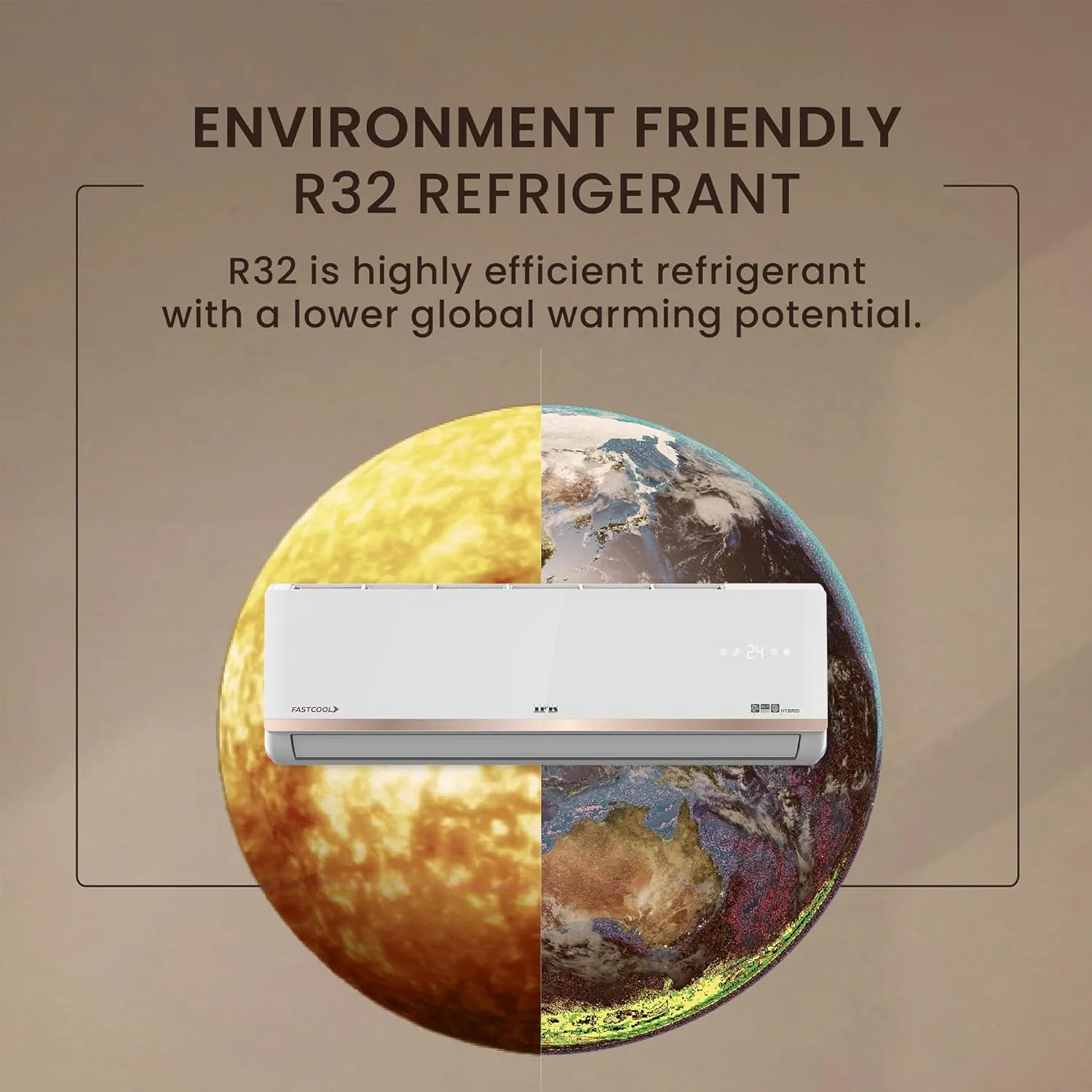 IFB CI223GN32RGN1 2 Ton 3 Star Split AC (2025 Model) | Gold Pro Series | Hybrid Cooling | AI Powered | 4-Way Swing | Self-Clean | Copper Condenser | Works up to 55°C