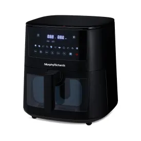 Morphy Richards Crystal Crysp transparent Air fryer for home | See through air fryer oven | 6.5L healthy air-fryer