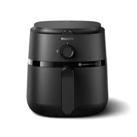 PHILIPS Air Fryer NA120/00, 1500W, 4.2 Liter Rapid Air Technology (Black)